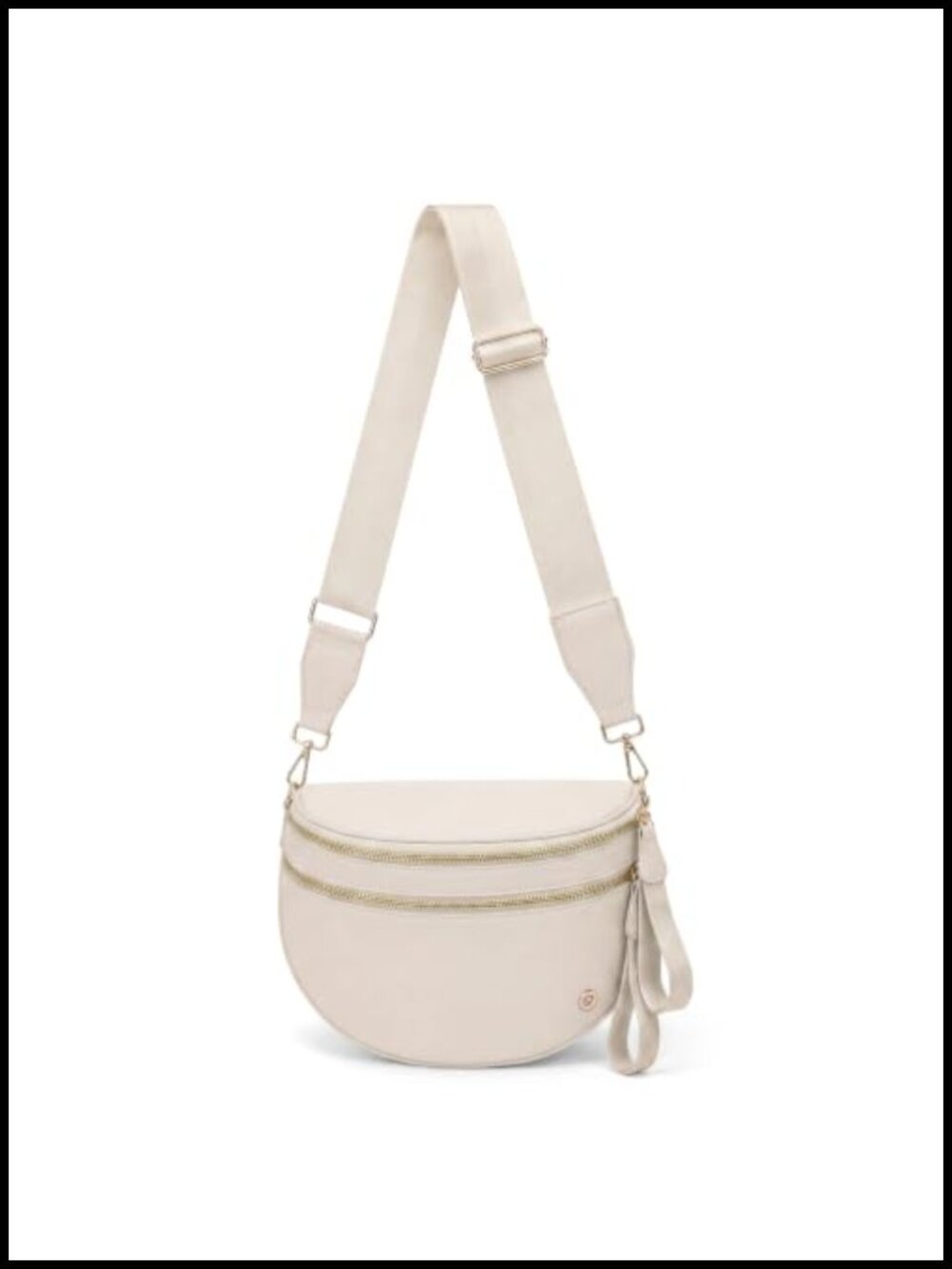 Nylon Crossbody Bag Adjustable Strap Fanny Pack Hands-Free